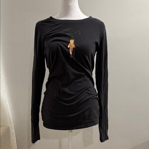 Black Long Sleeve Top
